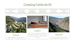 Desktop Screenshot of canondosilcamping.com